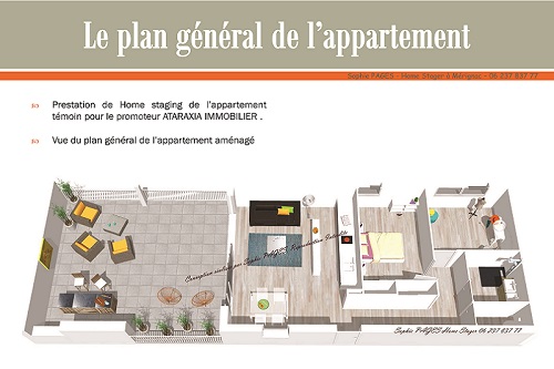 VISUEL 3D APPARTEMENT TEMOIN ATARAXIA PROMOTION