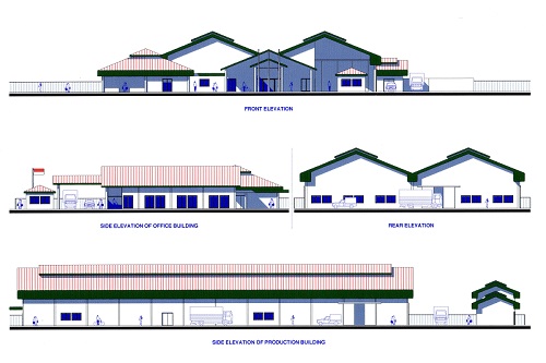 PLANS ELEVATION COUPE PERMIS PROJET LEGRAND